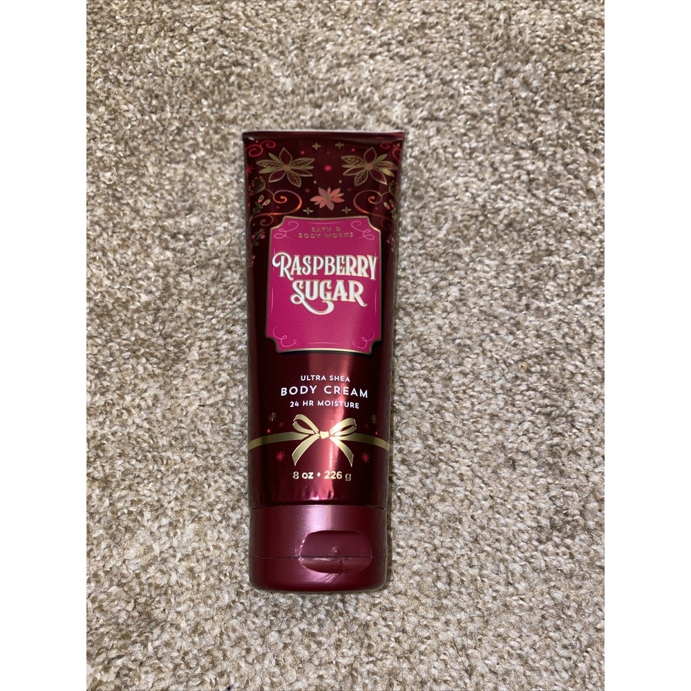 Bath & Body Works Raspberry Sugar Ultra Shea Body Cream 8‎ oz